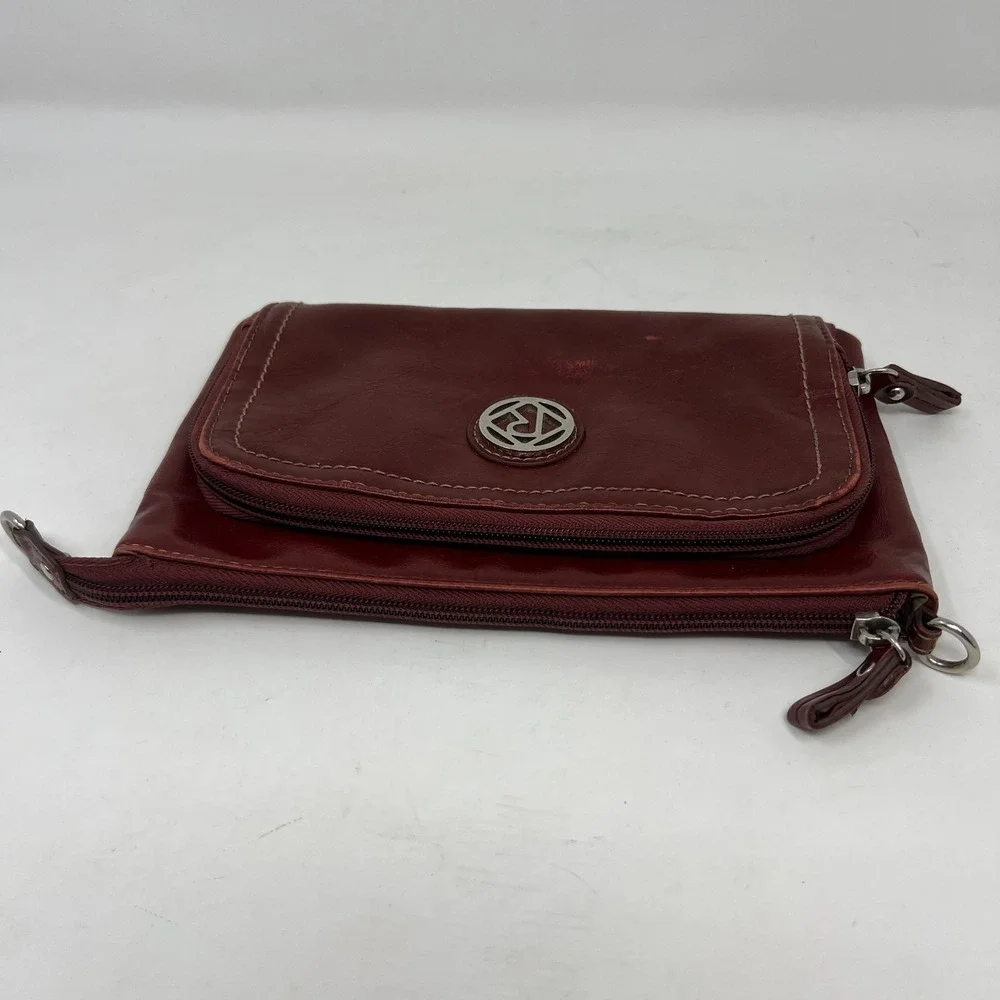 RELIC Small Leather Red Crossbody‎ Clutch Purse **NO strap
